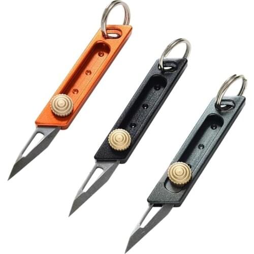 EDC Multipurpose Knife Camping Equipment Keychain Tool Multitool Key Pocket Letter Outdoor Pare Peeler F2TC