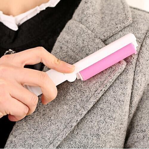 Washable Lint Dust Hair Remover Cloth Sticky Roller Brush Cleaner Tools Folding Mini Reusable Sticky