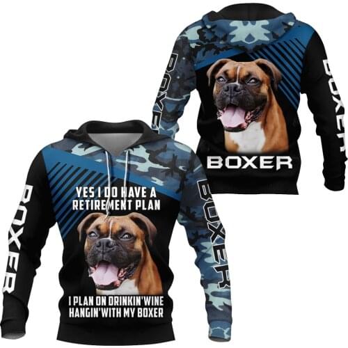 Boxer hoodie 3D Printed Hoodies Fashion Pullover Men For Women Sweatshirts Sweater Cosplay Costumes