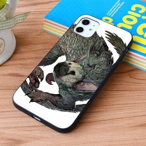 For iPhone Trico from the last guardian Soft TPU border Apple iPhone Case
