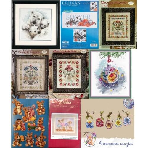 Dim 35191-Three Polar Bears Counted Cross Stitch 11CT 14CT 18CT DIY Chinese Cross Stitch Kits Embroidery Needlework Sets