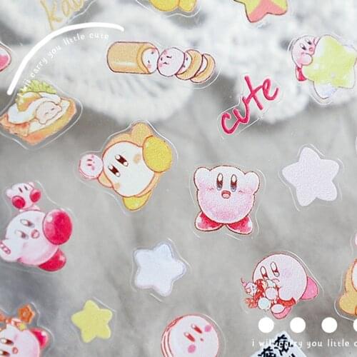 1Pc Kawaii Cartoon Cute Bear Animal Pattern Nail Decals Japanese Colorful Lovely Fruit Animal Elements Design Nail Sticker