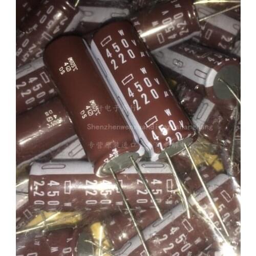 NCC Black King Kong 450V220UF 18X50 105 degree Brown electrolytic capacitor