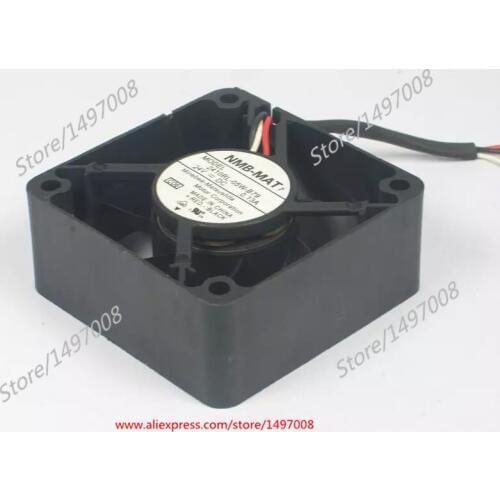 NMB-MAT 2410RL-05W-B79 C06 C09 DC 24V 0.13A 3-Wire 60x60x25mm Server Cooling Fan