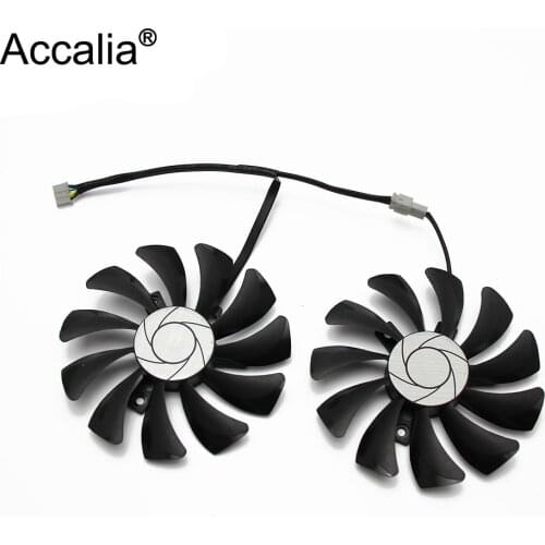 2pcs/set GTX 1060 P016 85mm VGA Cooler Fan for MSI GeForce GTX1060-6GT-OC INNO3D GTX 1060 6GB video Graphics Card Cooling Fan