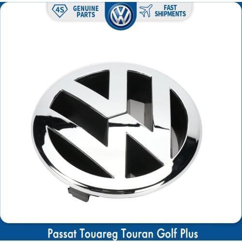 130mm Front Radiator Grille Emblem Logo for VW Volkswagen Passat 06-11 Touareg 07-10 Touran Golf Plus 2005-2009 5M0 853 601 FDY