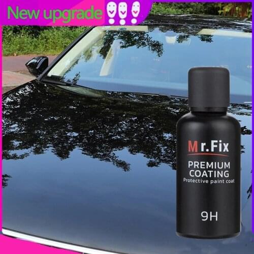 9H Car Detailing Liquid Ceramic Coat Super Hydrophobic Glass Coating Set Polysiloxane and Nano materials Car Polish