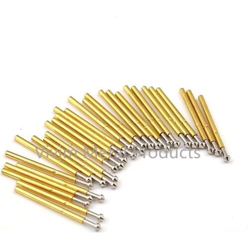 Convenient And Durable Spring Test Probe P160-E3 Metal Brass Test Probe 100 / PCS Test Probe Sleeve Length 24.5mm Spring Probe