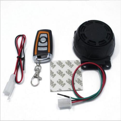 12v motorcycle anti-theft alarm system burglar alarm remote control safety motor flying saucer type anti-theft device