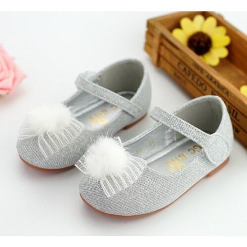 Girls Toddler Shoes New Spring Autumn Brand Children Flat Princess Dancing shoes For Baby Girls Kids Wedding shoes