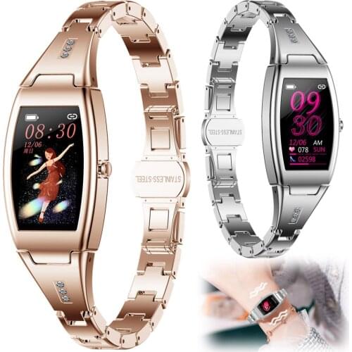 Bluetooth Smartwatch Fitness Tracker Heart Rate Bracelet Women Girls Smartwatch Phone Mate Call Reminder for iPhone Android
