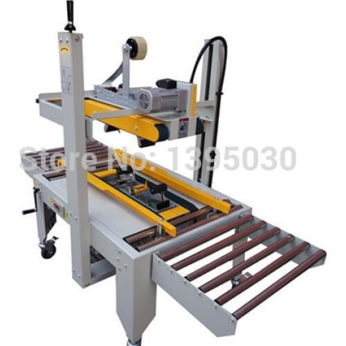 1PC FXJ-6050 220V 180W Large Semi-Auto Box Case Carton Tape Sealer Machine Sealing With English Manual