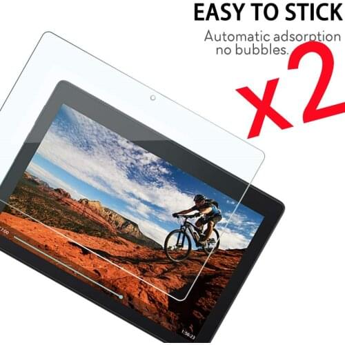 2Pcs Tablet Tempered Glass Screen Protector Cover for Lenovo Tab E10 TB-X104F 10.1 Inch HD Full Coverage Protective Film