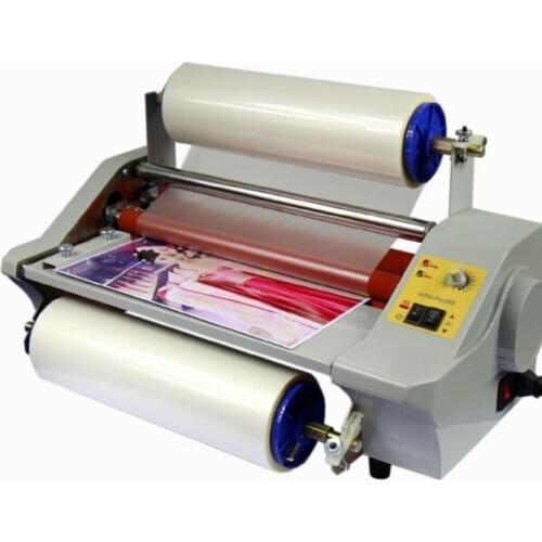 A3 paper laminating machine,cold roll laminator Four Rollers laminating machine worker card,office file laminator 110v / 220v