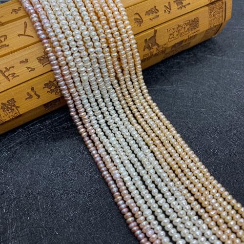 AAA Grade Natural Freshwater Pearl Beads 2.8mm Potato Small Pearl DIY, Used To Make Jewelry Accessories, Necklaces, Bracelets