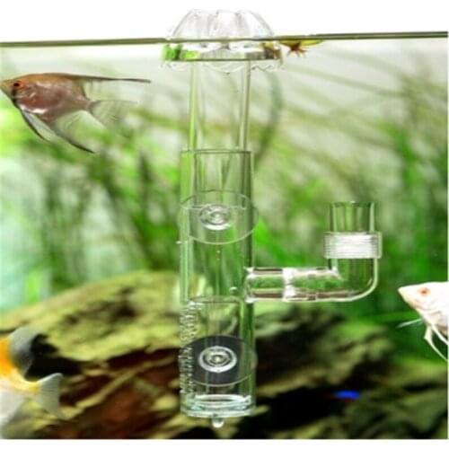 Acrylic Transparent Floating Water Separator (Connected With External Filter Barrel) For Entering and Leaving Water Of Grass