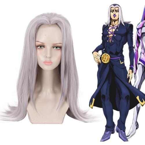 Comic Anime Jojo’s Bizarre Adventure Cosplay Wigs Leone Abbacchio Cosplay Wig Synthetic Wig Halloween Hair Cosplay Accessories