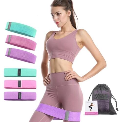 Yoga Pull Strap Belt Polyester Latex Elastic Latin Dance Stretching Band Loop Pilates Gym Fitness Exercise Resistance Bands