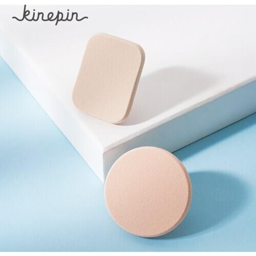 KINEPIN 2PCS Round Makeup Sponges Wet&Dry Use Foundation Cosmetic Facial Soft Powder Puff Water Sponge Puff Cosmetics Sponge