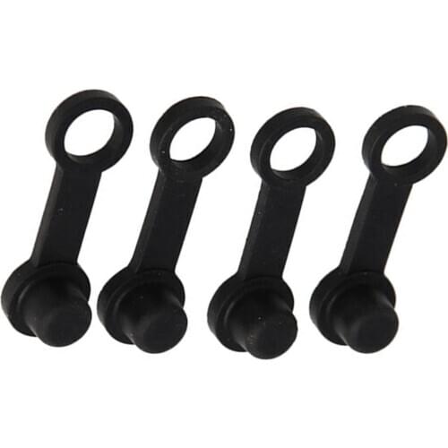 4pcs Screw Bleed Nipple Caps Brake Bleeder Rubber Brake Caliper Caps 8mm Dust Cap Cover for Cars and Motorcycles