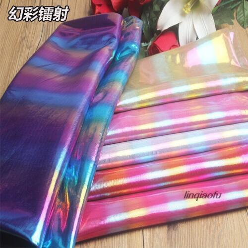 Laser glitter pink hot stamping stage cloth stage background fabric decoration fabric