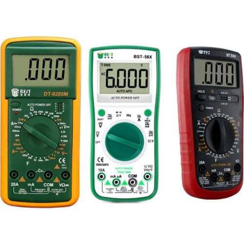 BEST Multimeter Digital Display High-Precision Automatic Multi-Function Anti-Burning Small Household Universal Meter Ammeter