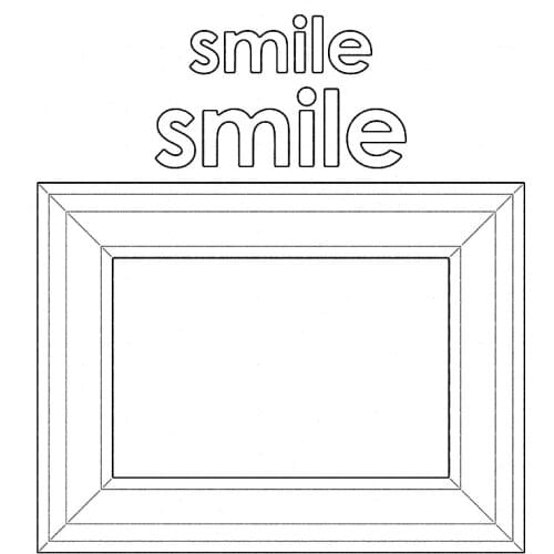 Metal Cutting Dies Frame Square Smiles For DIY Scrapbooking Embossing Album Paper Cards Dies 2021 New