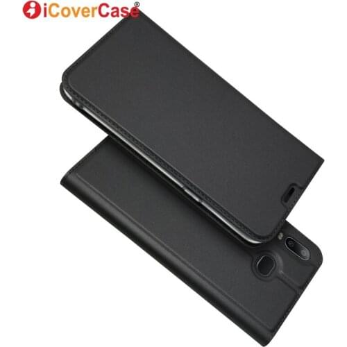 Fashion Leather Wallet For Samsung A6s Cases Mobile Phone Accessories For Samsung Galaxy A6s Flip Case Soft Silicon Cover Coque