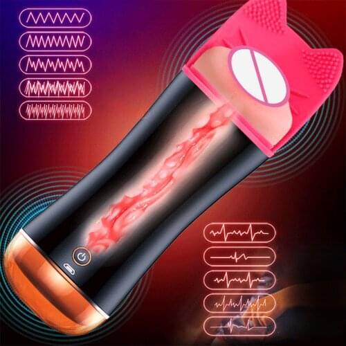 Male Masturbator Egg vibrating Massage masturbation cup with dual vibrators Sucker New Type Masturbators Erotic Sex toys for men