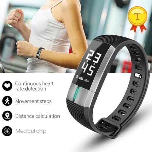 New ECG Real-time monitoring Blood pressure Heart Rate sport Smart Fitness Bracelet bracelet band intelligent Activity Tracker