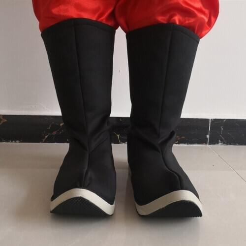 Traditional Chinese Style Men Women Ancient Hanfu Cosplay Shoes Children Kids Retro Oriental Opera Cloth Boots Casual Footwear