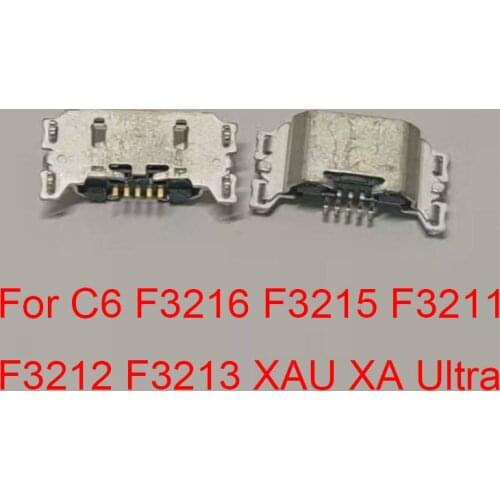 50pcs Micro USB Connector Jack for Sony Xperia C5 E5563 E5553 E5506 C6 F3216 F3215 F3212 F3213 XAU Charging Charger Port Dock