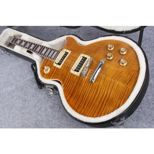 Standard guitar high quality electric guitar, Flame maple top, free shipping