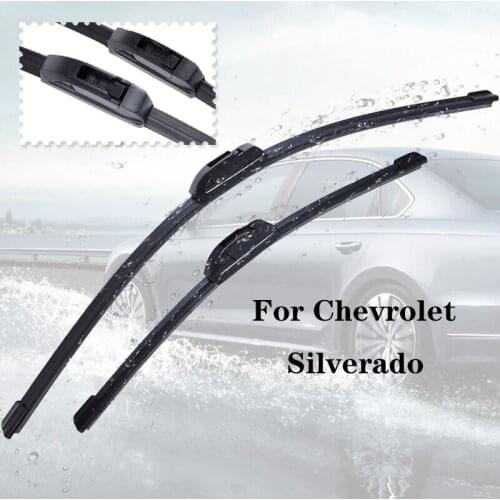 Wiper blades For Chevrolet Silverado from 1999 2000 2001 2002 2003 2004 2005 2006 2007 2008 2009 to 2018 Clean car windshield