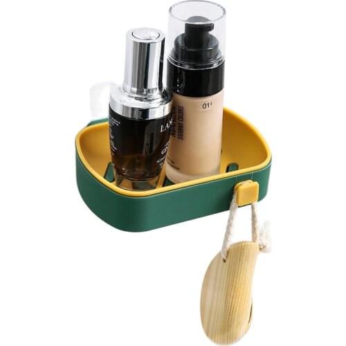 Soap Dishes Drain Wall Mounted Soap Sponge Holder Storage Rack Soap Draining Shelf Kitchen Bathroom Organizer Home Accessories