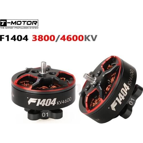 T-motor F1404 1404 3800KV 4600KV 3-4S Lipo 9.1g FPV Brushless Motor 1.5mm Shaft 2.5-4inch Cinewhoop Dutcted RC Racing Drones DIY
