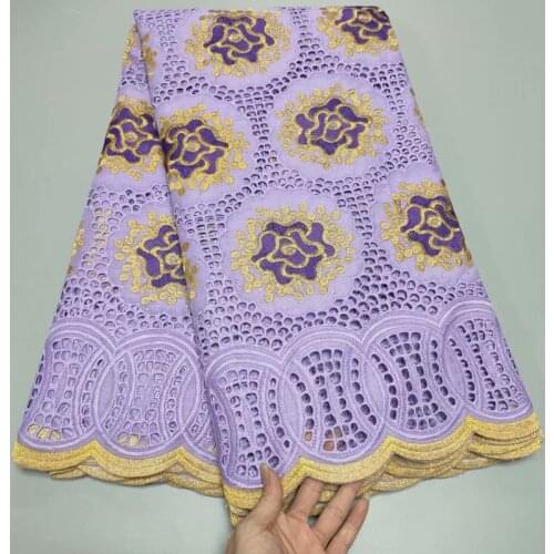 Party Q Latest Design 100% Cotton African Lace Fabric 2021 High Quality Lace Pure Nigerian Swiss Voile Lace In Switzerland