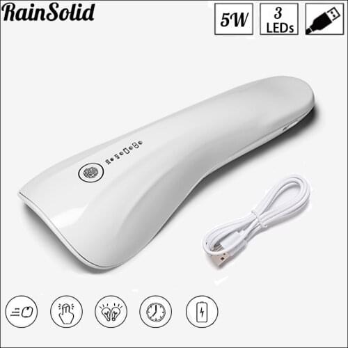 Explosive Manicure Professional Handheld Manicure Lamp 5W, Suitable For UV/LED Nail Polish Lamp Fast Drying Nail Oil Gel