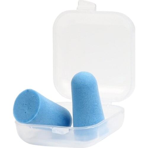1Pair Anti-noise Sponge Soundproof Earplugs Durable Practical And Environmentally Friendly Anti-noise Earplugs Sleep