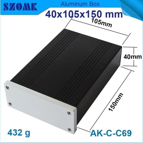 1piece 40(H)x105(W)x150(L) mm hot selling auminium project housing enclosure for pcb borad