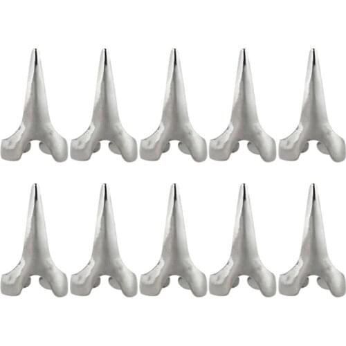 10pcs Hair Selecting Tools Metal Parting Ring Hair Sectioning Comb for Hair Braiding Weaving Curling Styling Extension