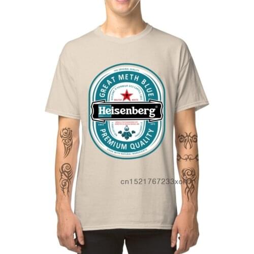 100% Cotton Tee Shirts Men Breaking Bad Tops Labor Day T-shirt 2019 Brand New Heisenberg Tshirt Plus Size Summer Streetwear XS