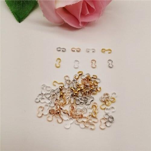 100pcs "3" Ends Fastener Connectors Buckle Clasp Connectors For Jewelry Making Finding Necklace Bracelet Accessories Supplies