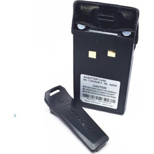 5AA Battery case for wouxun KG 6D 833 639P 669P 679 689 emergency battery case of OSEN KG-UVD1P walkie-talkie