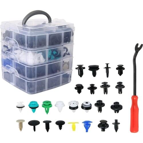 620PCS Car Plastic Retainer Clips Assorted Durable Bumper Clip Repair Parts
