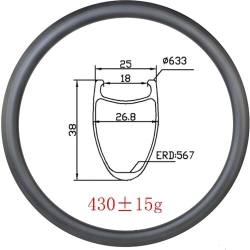 700C 38mm x 25mm carbon rim Clincher 38C basalt track 25mm wide UD 3K 12K matte glossy Cyclocross road bike 24 28 32 holes Wheel