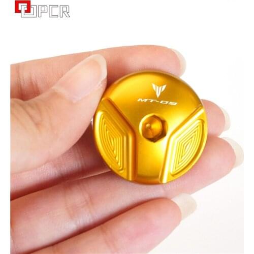 LOGO MT-09 Motorcycle CNC Aluminum Accessories for For Yamaha MT09 MT 09 TRACER FZ09 Oil Filler Cap Plug Cover