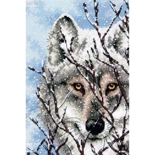 Diamond Embroidery Diy Diamond Painting Cross Stitch Kits Diamond Mosaic Wolf Full Square Diamond Embroidery AD261