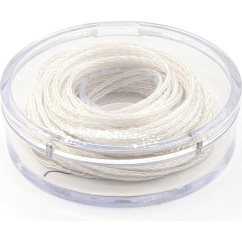 Free shipping HS8T 8 Twist cable Upgrade Headphone Cable 8cores OCC Silver plated Wire Audio DIY HIFI