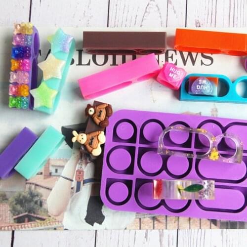 Assorted Sizes Resin Ring Molds Single Double Three Holes Silicone Rings Mold Creative Ornament Resin Artwork Supplies